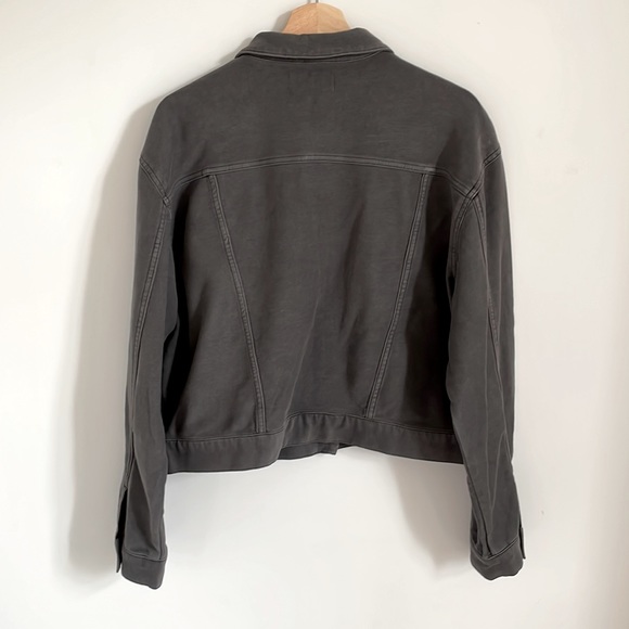 The Normal Brand Comfort Terry Trucker in Steel M - Picture 2 of 4